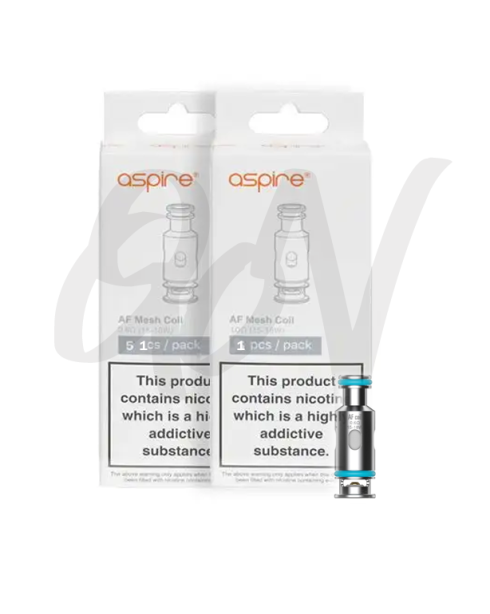 Aspire AF Mesh coil 0.4 - 0.6 - 1.0 ohm replacement coils Aspire AF Mesh coil 0.4 - 0.6 - 1.0 ohm replacement coils
