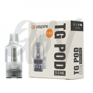 Aspire TG Replacement Pod 0.8ohm 2ml Aspire TG Replacement Pod 0.8ohm 2ml