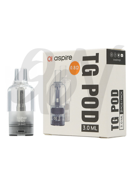 Aspire TG large 3ml Replacement Pod 0.8ohm Aspire TG large 3ml Replacement Pod 0.8ohm