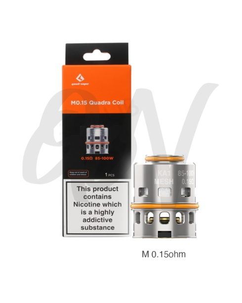 Geek Vape M Series Coil - Quadra 0.15 Ohm-Z Max Tank Geek Vape M Series Coil - Quadra 0.15 Ohm-Z Max Tank