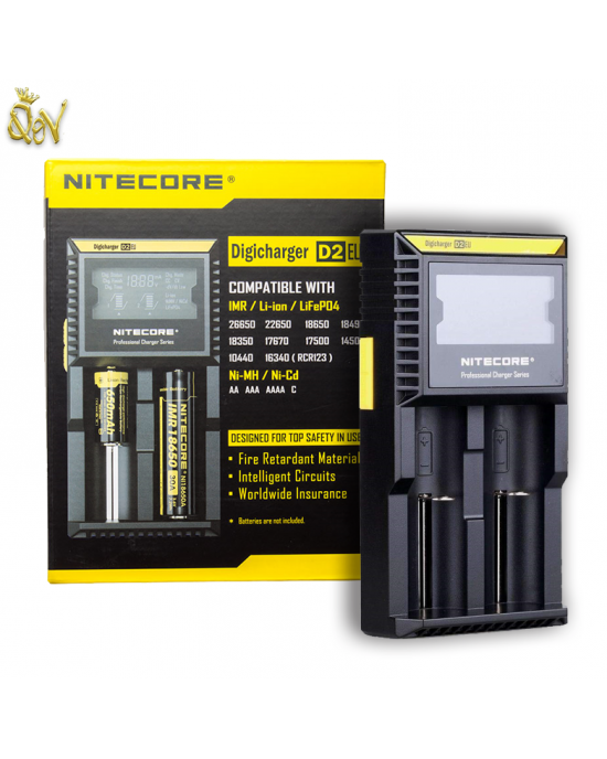 Nitecore Digicharger D2 Dual-Slot Charger Quick Charger 