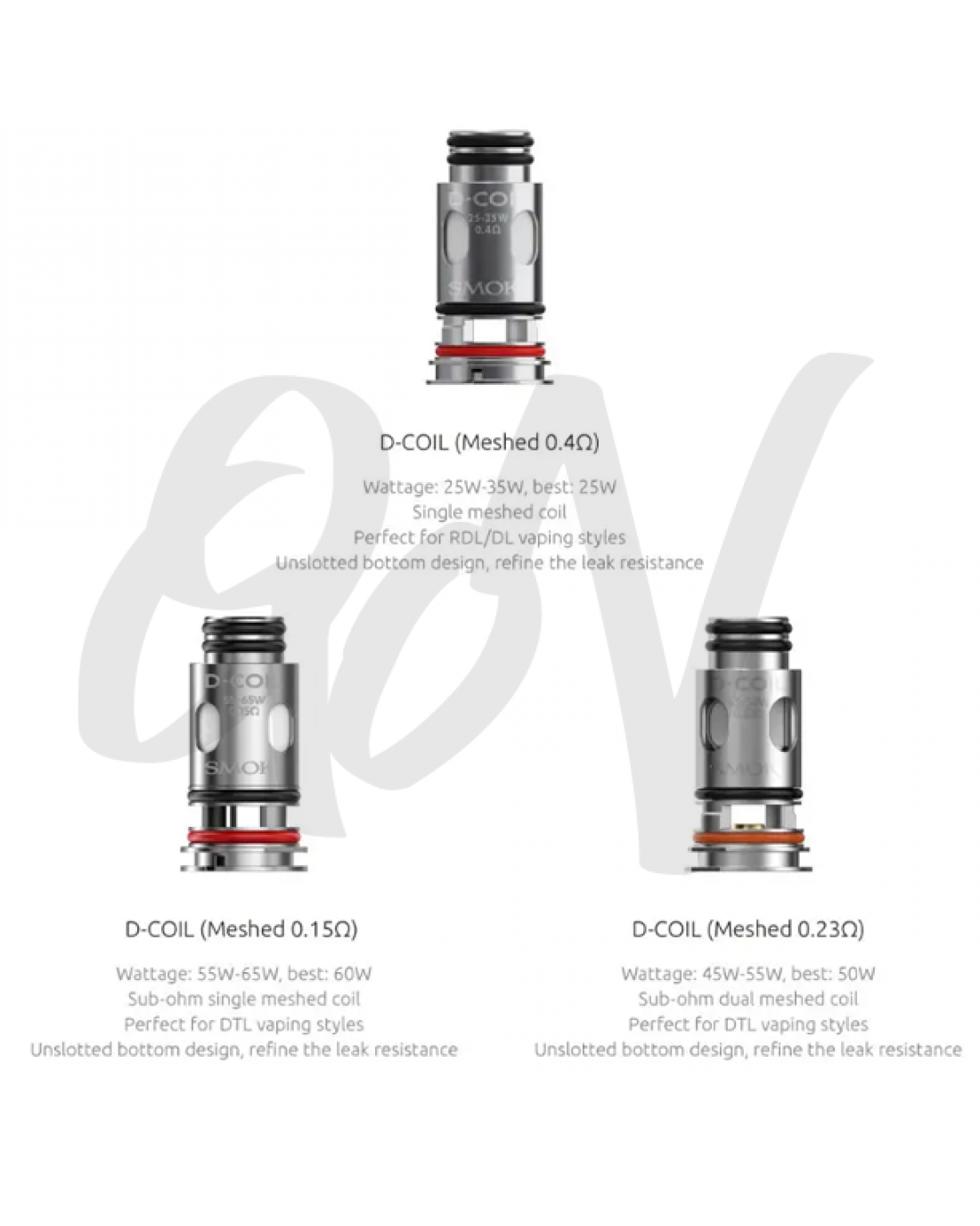 Smok D-Coils|Queen Of Vapes |Replacement coil|chesterfield ecig