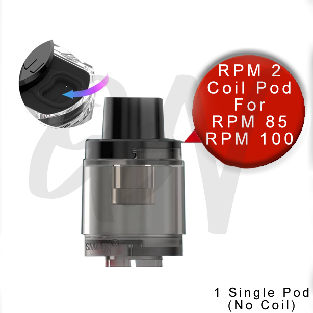 Smok RPM 85 spare pod|XL|RPM 100 Replacement Pod|RPM 2 Mesh Coil|ecig  shop|chesterfield|QOV