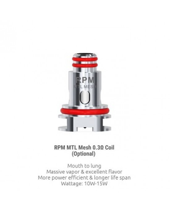 Smok RPM Mesh 0.3 Replacement Coil Heads Smok RPM Mesh 0.3 Replacement Coil Heads