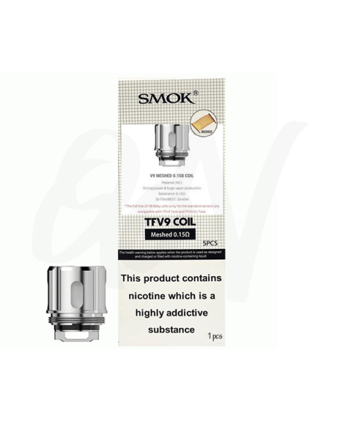 Smok TFV9 Mesh 0.15 Ohm Coil Smok TFV9 Mesh 0.15 Ohm Coil