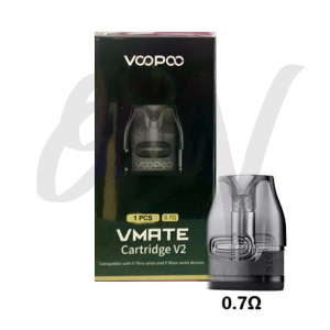 VooPoo Vmate V2 Replacement Cartridge 0.7 VooPoo Vmate V2 Replacement Cartridge 0.7