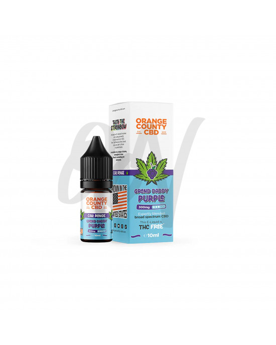 Orange County CBD Cali Range 10ml 300mg - Grand Daddy Purple