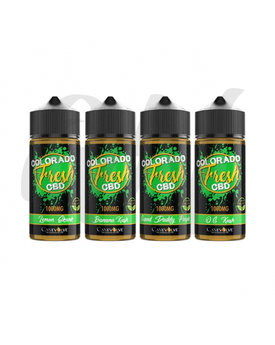 COLORADO FRESH 1000MG CBD VAPE LIQUID 100ML