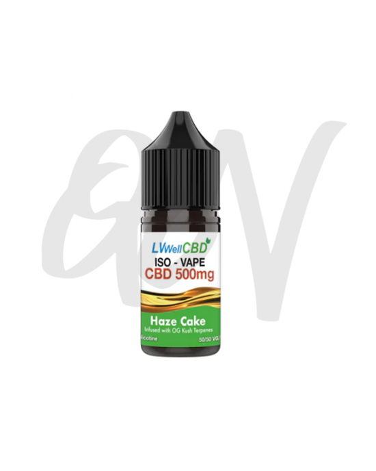 LVWell CBD eliquid - Haze Cake - 500mg