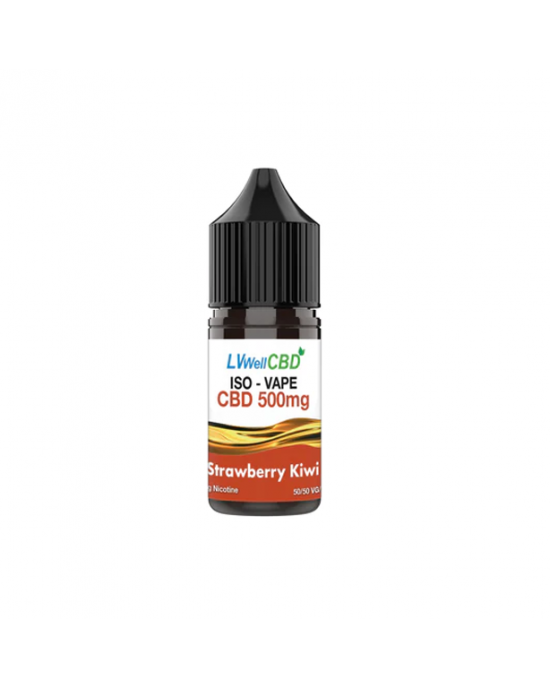 LVWell CBD eliquid - Strawberry & Kiwi - 500mg