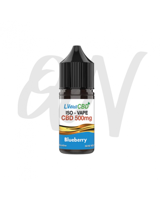 LVWell CBD eliquid - Blueberry - 500mg