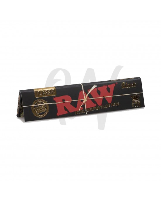 Raw Black King Size Slim Ultra Thin Rolling Papers