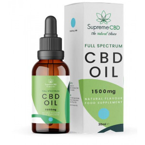Supreme CBD 1500mg Full Spectrum CBD Tincture Oil - 30ml