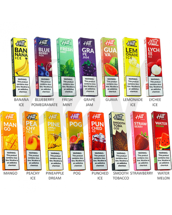 Hitt Disposable Vape Bars Hitt Disposable Vape Bars