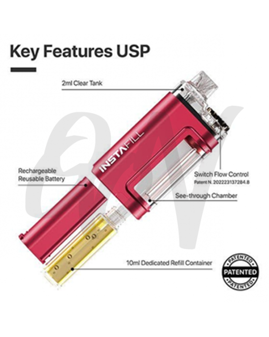 Instafill 3500 Puff Raspberry Lemonade Disposable Vape Kit