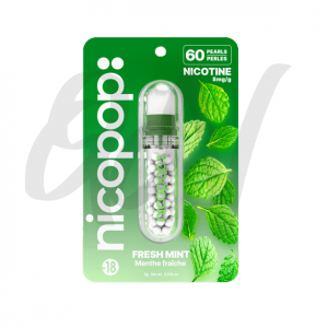 Nicopop 8mg Nicotine Fresh Mint Pearls - 60 Pearls Nicopop 8mg Nicotine Fresh Mint Pearls - 60 Pearls