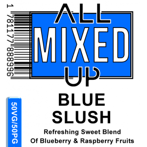 AMU BLUE SLUSH 50/50 AMU BLUE SLUSH 50/50