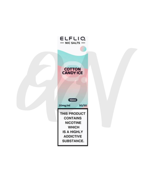 ELFLIQ - Elf Bar Cotton candy Ice Nic Salt 20mg ELFLIQ - Elf Bar Cotton candy Ice Nic Salt 20mg