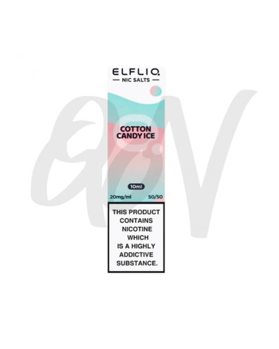 ELFLIQ - Elf Bar Cotton candy Ice Nic Salt 20mg