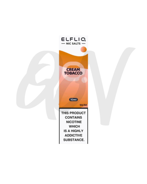 ELFLIQ - Elf Bar Cream Tobacco Nic Salt 20mg ELFLIQ - Elf Bar Cream Tobacco Nic Salt 20mg