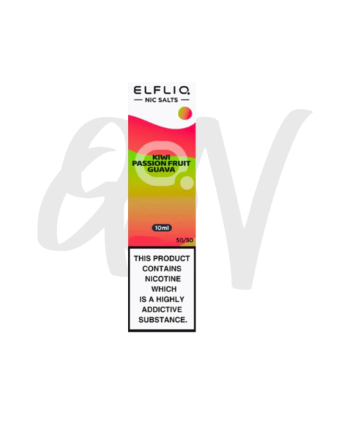 ELFLIQ - Elf Bar Kiwi Passion Guava Nic Salt 10mg ELFLIQ - Elf Bar Kiwi Passion Guava Nic Salt 10mg