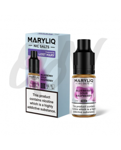 MaryLiq  Blueberry Sour Raspberry - Lost Mary Nic Salt 20mg