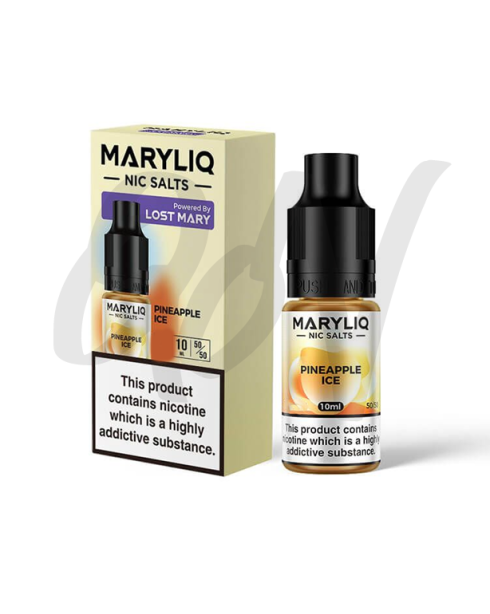 MaryLiq Pineapple Ice - Lost Mary Nic Salt 20mg MaryLiq Pineapple Ice - Lost Mary Nic Salt 20mg