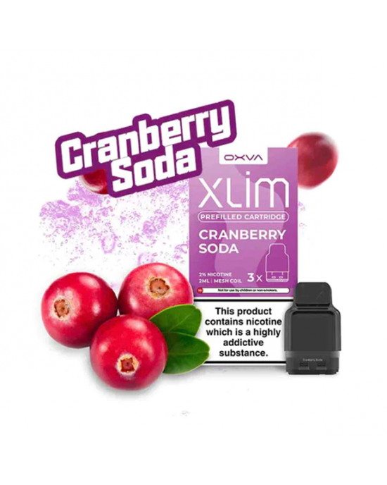 Oxva Cranberry Soda XLIM pre-filled Flavour pods