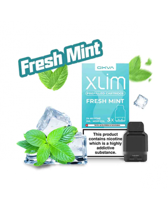 Oxva Fresh Mint XLIM pre-filled Flavour pods