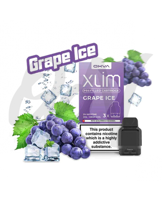 Oxva Grape Ice XLIM pre-filled Flavour pods