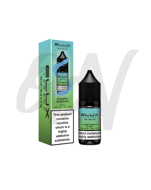 Elux Legend Nic Salts Blueberry Bubblegum 20mg
