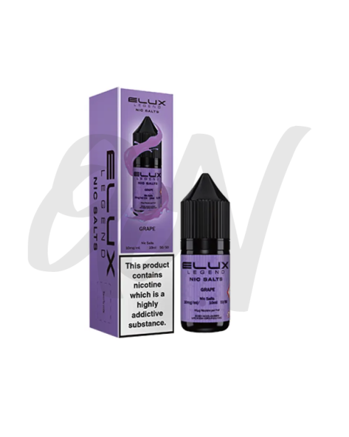 Elux Legend Nic Salts Grape 20mg Elux Legend Nic Salts Grape 20mg