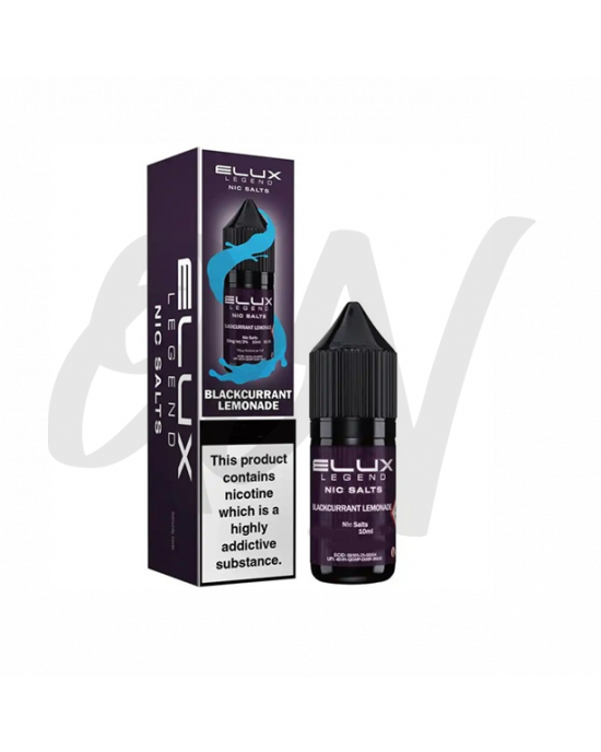 Elux Legend Nic Salts Blackcurrant Lemonade 20mg