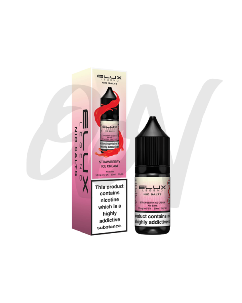 Elux Legend Nic Salts Strawberry Ice Cream 20mg Elux Legend Nic Salts Strawberry Ice Cream 20mg